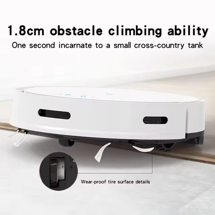 Rechargeable Smart Robot Mop Vacuum Gyro Navigation Auto Charging