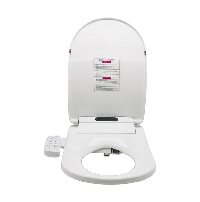 Electric U-Shape Smart Bidet Toilet Seat with Side Panel | Adjustable Water, Temperature & Warm Air Drying