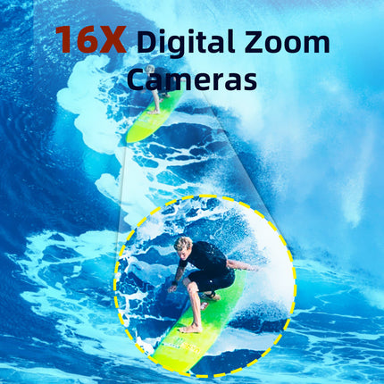 Portable 5K Waterproof Sports Camera with Dual Screens and 48MP Ultra HD Photos