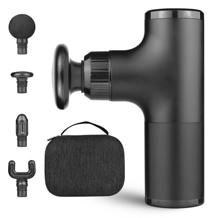 Compact 60W Cordless Massage Gun with Adjustable Speed & Quiet Motor