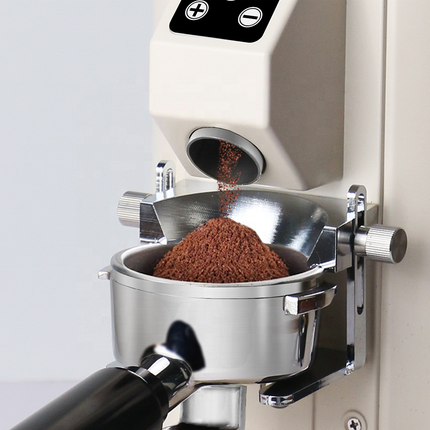 Electric Coffee Bean Grinder with 64mm Stainless Steel Burrs and Adjustable Precision Settings