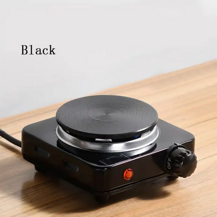 500W Portable Electric Hot Plate with Temperature Control Compact Single Burner