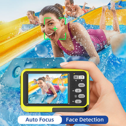 Ultra HD 4K Action Camera with Waterproof Body, 48MP Photos & Large Screen