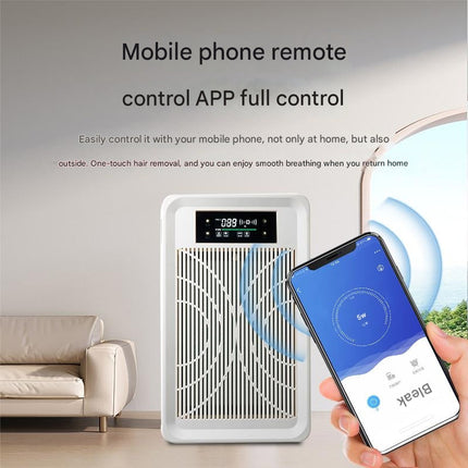 Smart Portable Air Purifier with App Control, 42W Power, Negative Ion Generator for Rooms up to 30m²