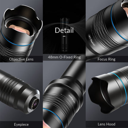 Professional Long-Distance Mobile Camera Lens Kit with Monocular & Tripod