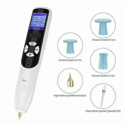 Portable High-Frequency Cold Plasma Pen for Acne, Pore Refinement and Skin Care