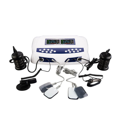 Dual Ionic Detox Foot Spa with FIR Slimming Belts & TENS Muscle Stimulation Pads