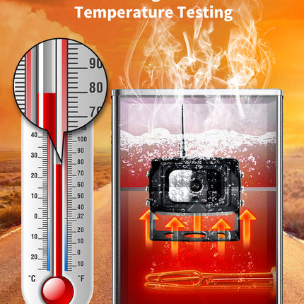 7” HD Wireless Monitoring System with Extended 2.4GHz Transmission and Weather-Resistant IR Camera