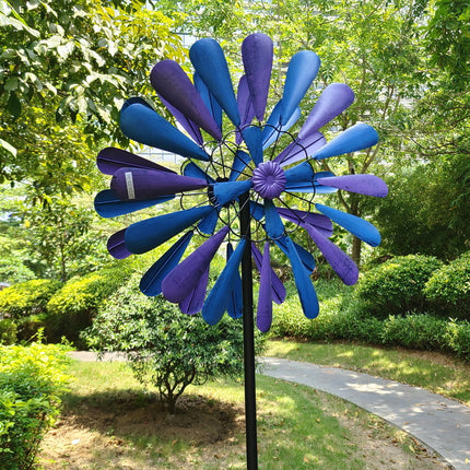 Large 3D Metal Kinetic Wind Spinner – Outdoor Yard, Garden & Patio Decoration