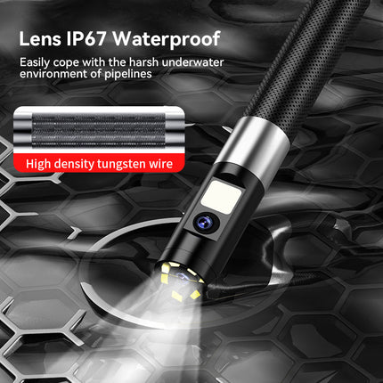Portable HD Borescope Camera with 5” Display, Dual View Lens & USB-C Charging