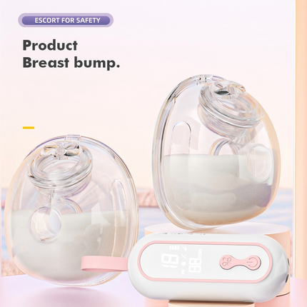 Portable Hands-Free Electric Pump Lightweight PP Quiet Operation White