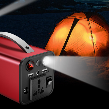 Portable 2-in-1 Car Jump Starter 20000mAh Power Bank with LED Light & USB Output