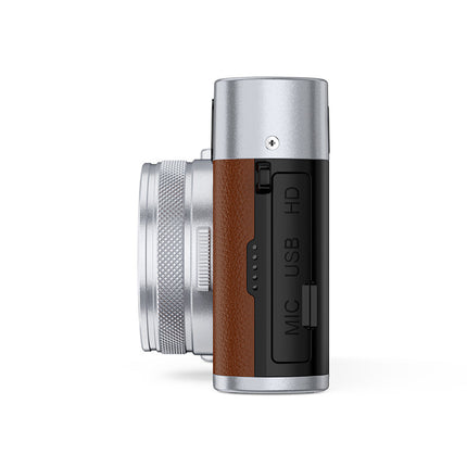 5K Dual-Lens Digital Camera with Front and Rear Sensors, 2.8" LCD, and Rechargeable Battery