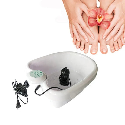 Cordless Ionic Foot Spa Detox Machine with Basin 24W Compact Home Use