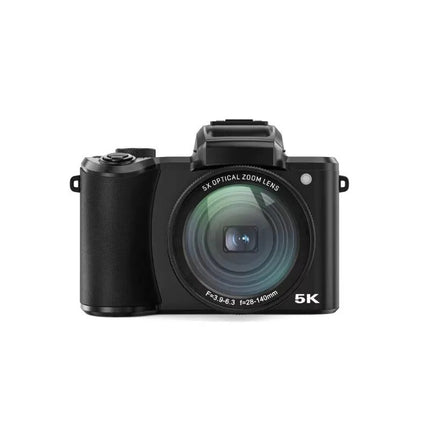 Portable Full HD Digital Camera with Rotating Display, SD Storage & Extended Battery – Black