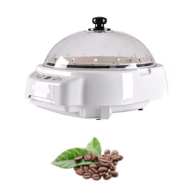 Automatic 300g Coffee Bean Roaster with Hot Air Roasting, Adjustable Heat & App Control – Black