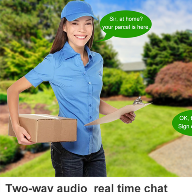 Solar Powered Dual-Lens Outdoor Security Camera with Full View Rotation & Two-Way Talk
