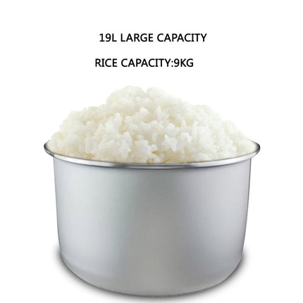 19L Restaurant Rice Cooker Commercial Electric Pot with Keep-Warm Function