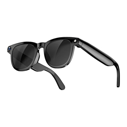 HD Recording Smart Glasses with Built-In Camera, Bluetooth Audio, Waterproof Wearable Eyewear