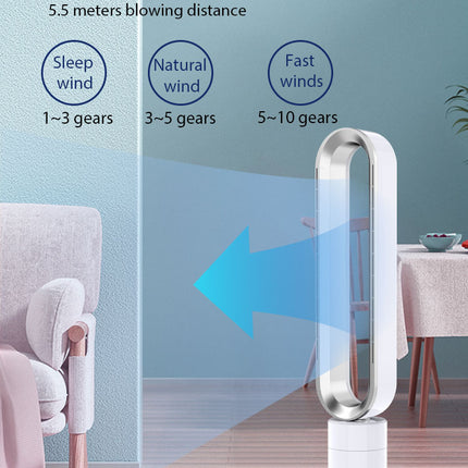 Bladeless Tower Fan with H11 HEPA Filter, 3-in-1 Cooling & Air Purification