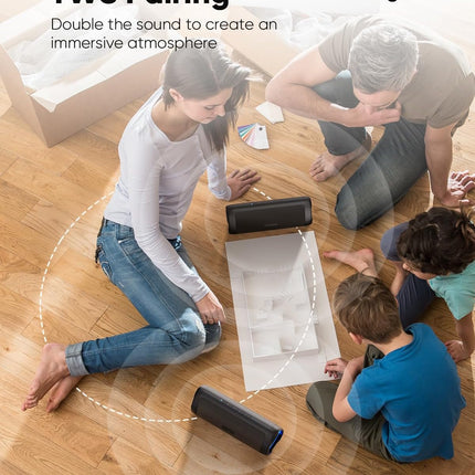 Wireless 10W Compact Bluetooth Speaker for Indoor & Outdoor Use with Long Battery Life and Splash Protection