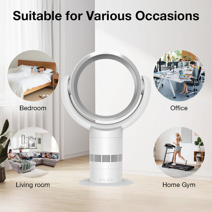 Portable 22-Inch Tall Tower Fan with 10 Airflow Levels, 9-Hour Timer and Wide Oscillation