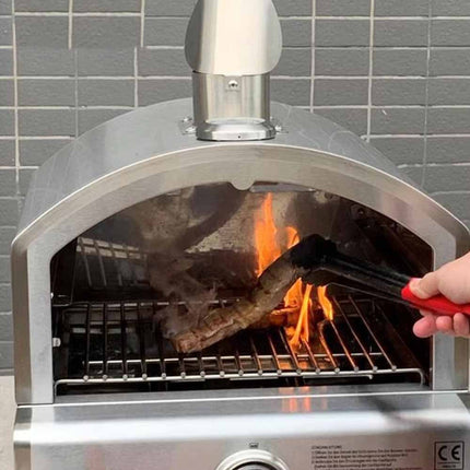 12” Compact Stainless Steel Pizza Maker – Gas & Electric Powered Outdoor Oven