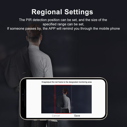 Wireless IP65 Weatherproof Video Doorbell with 2-Way Audio, PIR Motion Detection & 5200mAh Battery