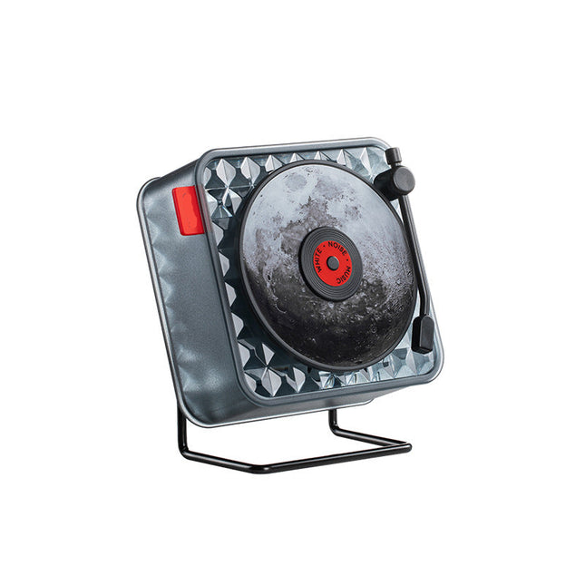 Portable Retro Vinyl Record Player Bluetooth Speaker with RGB Light & White Noise Sound Machine