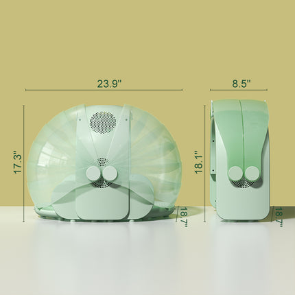 Portable Automatic Pet Hair Drying Box with 8 Fans, Adjustable 25-43°C Temperature for Cats & Small Dogs