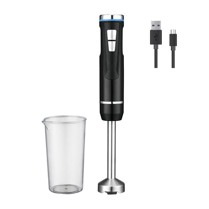 Portable Cordless Hand Blender 3-in-1 Set with 8 Speed Control and Rechargeable Battery