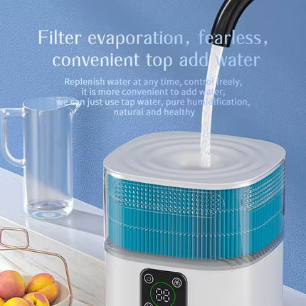 Portable Air Purifier 12W with 70m³/h CADR, 3 Speeds & 8-Hour Timer
