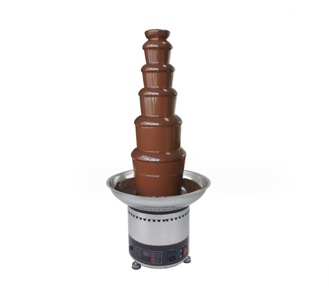 5-Tier Chocolate Fountain Machine 300W for Parties, Weddings & Dessert Buffets