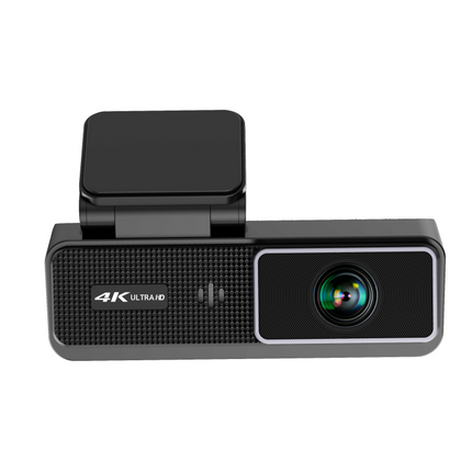 Portable 4K Dash Camera with Rear Camera, WiFi App Control, IPS Screen and G-Sensor Recording