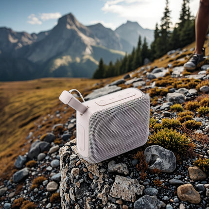 Wireless Bluetooth Speaker with RGB LED, 800mAh Battery & Qi Wireless Charging for Home and Travel