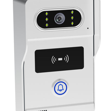 Wired Video Doorbell Intercom System with 7 Inch IPS Display, Tuya App & Weatherproof Camera