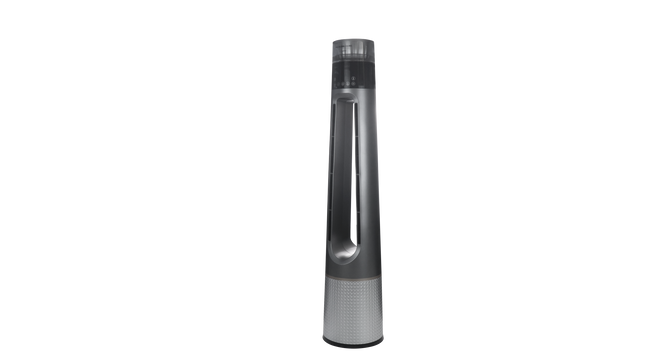 Bladeless Tower Fan with 2200W High Heat, 70° Oscillation & 12H Timer
