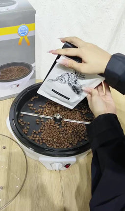Home Coffee Roasting & Food Drying Machine with Auto Drum | 1200W Power