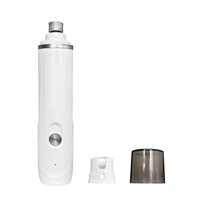 Portable USB Rechargeable Dog & Cat Nail Grinder with Quiet Motor and Adjustable Grinding Wheel