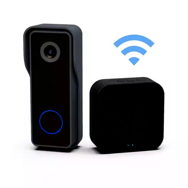Rechargeable IP65 Video Doorbell Camera with Two-Way Audio, Instant App Notifications & Night Vision