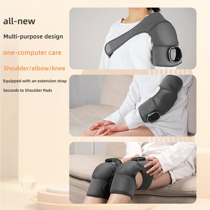Knee Massager with Air Compression & Heat Relaxation, 3000mAh Cordless