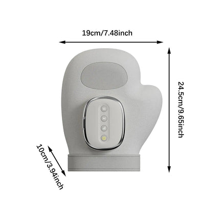 Portable Cordless Hand Massager for Palm and Finger Relief with Warming Feature