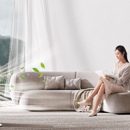 Bladeless Air Purifier Tower Fan 40-Inch with H11 HEPA Filter, 10 Speeds and 9-Hour Timer
