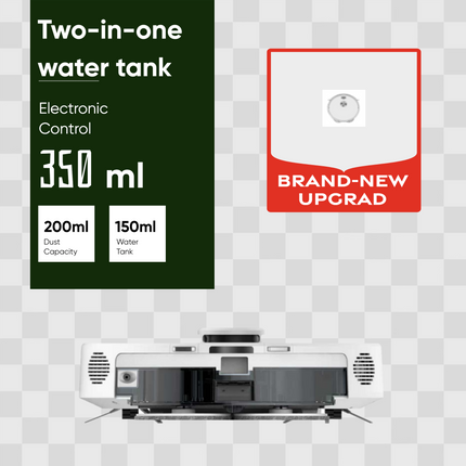 Smart Self-Cleaning Robot Vacuum Mop with Auto Empty Dock and Dual Spinning Mops