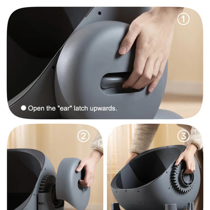 Advanced Automatic Cat Litter System with Mobile App, Smell Reduction & Extra-Spacious Interior