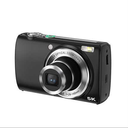 5K Digital Camera with Dual Sensors and 2.8" Touchscreen – Portable & Lightweight