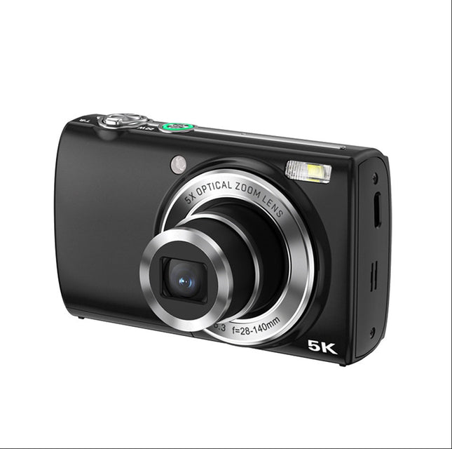 5K Digital Camera with Dual Sensors and 2.8" Touchscreen – Portable & Lightweight
