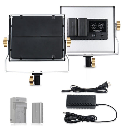 Professional 30W LED Video Light – Dual Color 3200K–6500K, Sony NP-F Compatible