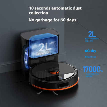 Smart WiFi Laser Robot Cleaner Mop with Automatic Charging and 2600Pa Suction