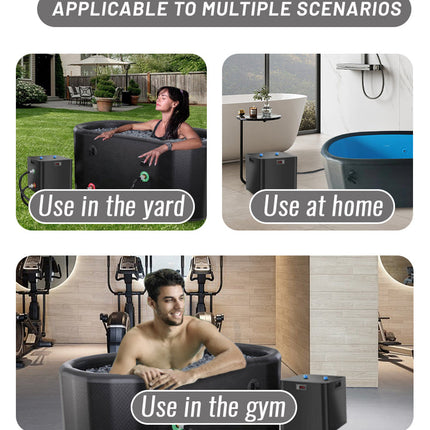 Portable 1/3HP Cold Plunge Water Chiller for Ice Baths – Up to 300L